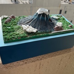 富士山　ティッシュケースの画像