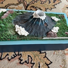 富士山　ティッシュケースの画像