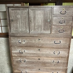 大正〜昭和レトロ　桐の箪笥（タンス）の画像
