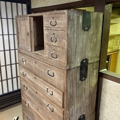 大正〜昭和レトロ　桐の箪笥（タンス）の画像