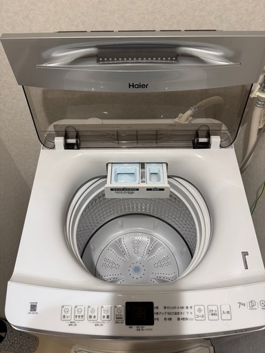 2025年新作 7/10〜12引取希望〉Haier 洗濯機 7kg (Emma) 広島の生活家電 洗濯機