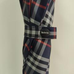 【Burberry’s】晴雨兼用長傘（ネイビーノバチェック柄）【旧ロゴモデル】コレクターの心をくすぐる逸品です。の画像