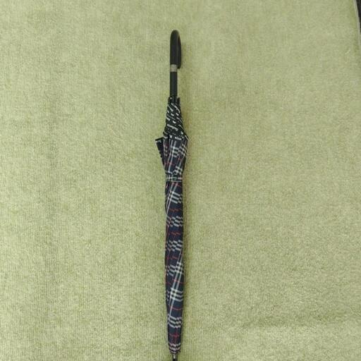 【Burberry’s】晴雨兼用長傘（ネイビーノバチェック柄）【旧ロゴモデル】コレクターの心をくすぐる逸品です。