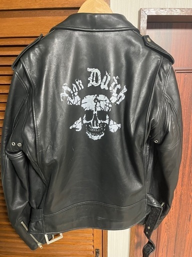 Von Dutch ブラックレザージャケット XL (TakaichiKo) 浅草橋の