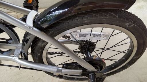 新古品】 折りたたみ自転車 16インチ シルバー noconoco ノコノコ 小径