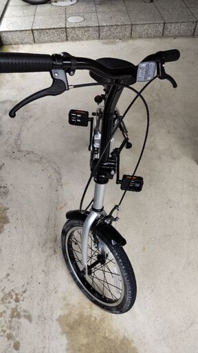 新古品】 折りたたみ自転車 16インチ シルバー noconoco ノコノコ 小径