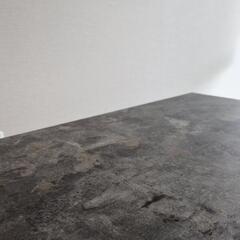 【館山市内発送可能】美品 センターテーブル リビングテーブル ダークグレー モノトーン モダンの画像