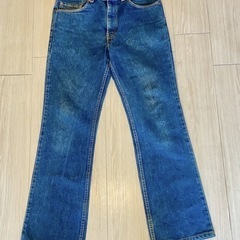 希少　ビンテージ ヴィンテージ vintage　Levis 517-0216 made in USA リーバイス ブーツカット ワンウォッシュ モデル　 赤文字 ギャラ入りの画像