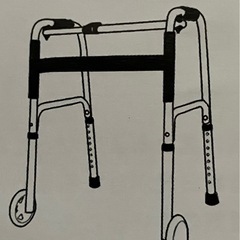 組み立て式介護用歩行器の画像