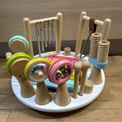 【美品】アイムトイ　知育楽器　エデュテ　メロディゴーラウンド　パステルの画像