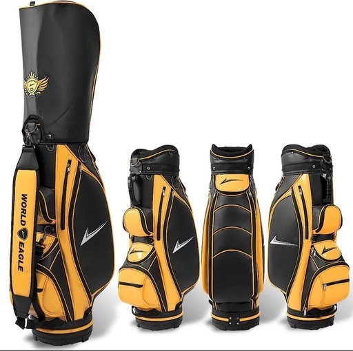 未使用品　送料無料　ワールドイーグル WE CBX007 カートバッグ ブラックサンオレンジ