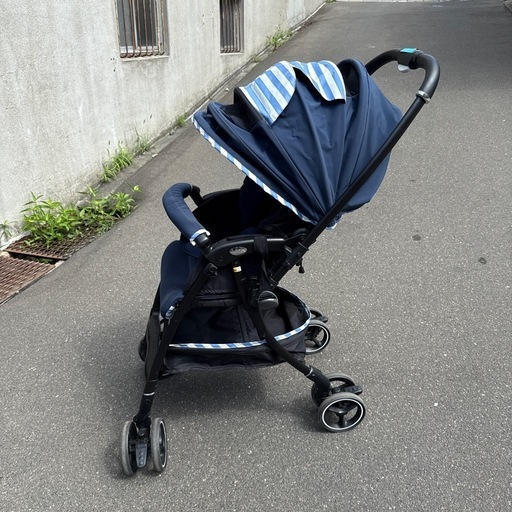 アップリカラクーナAC マリンボーダーストライプ 折りたたみ