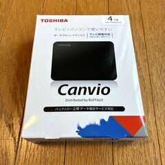 ★新品未開封★TOSHIBA Canvio 4TB ポータブルハ...