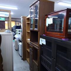 食器棚(左側面補修あり)　84224
