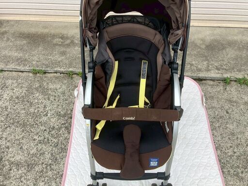 【超ポイント祭?期間限定】 コンビ☆airweave☆ネムリエオート4キャス☆トパーズグレー☆UE ベビーカー・バギー