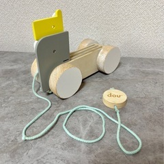 dou？/おしゃれトイ/引き車/プルトイ/赤ちゃんおもちゃ/ベビートイの画像