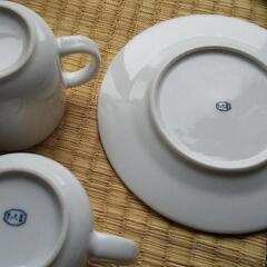 たち吉 ケーキ皿 &コップノベルティの画像
