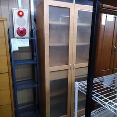 ガラス扉キャビネット書庫　84225