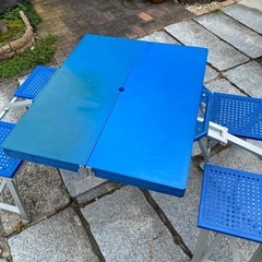 テーブルセット(キャンプ)の画像