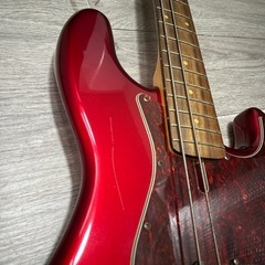 Kaalena 赤いエレキベース ダブルコイルピックアップの画像