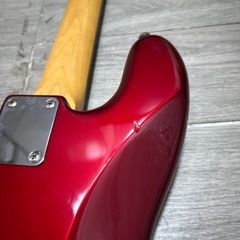 Kaalena 赤いエレキベース ダブルコイルピックアップの画像
