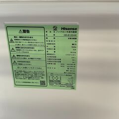 2024年　Hisense　冷凍冷蔵庫　124L　HR-B12E4Wの画像
