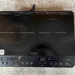 アイリスオーヤマ　2口　IHコンロの画像