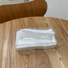 お洒落なティッシュケース　クリアタイプの画像