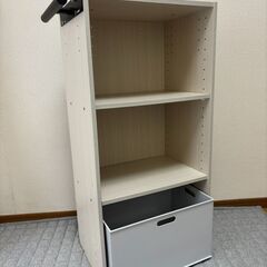 ニトリ 連結できるNカラボ レギュラー 3段(ホワイトウォッシュ...