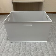 ニトリ 連結できるNカラボ レギュラー 3段(ホワイトウォッシュ) 収納BOX付 バッグハンガー付の画像