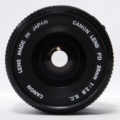 Canon NEW FD 28mm F2.8 S.Cの画像