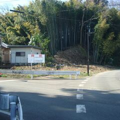 売地　資材置場　柏市布施　550万　調整区域(建築不可)「荒」造成渡し