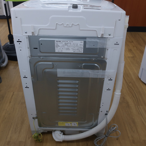 TOSHIBA (東芝) 洗濯機 洗濯機 5.0kg 浸透パワフル洗浄 部屋干し 槽洗浄 つけおき かんたん操作  AW-5G8 【コンプオフ金沢野々市店】