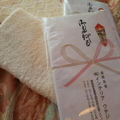 未使用の ハンドタオルと キッチン手ぬぐい 4枚セット