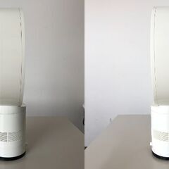 ☆決まりました【動作確認済】Bladeless Fan 羽なし 扇風機 AUXO 首振り 首上下 ホワイト 2011年製 中古(NF250625)546-14の画像