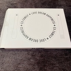 ★EX FAMILY  LOVE DREAM  新品未使用　皿、フォーク、スプーン　セット
の画像