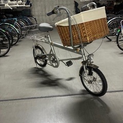 スポーツ電動自転車[ベロスター] バスケットを付けてお渡しです