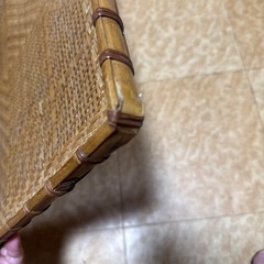柳行李　あみかご　蓋のみの画像