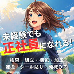 未経験でも『正社員』へ！ボタンひとつで安定×高収入の未来を掴もう...