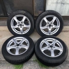 スタッドレス 4本セット TOYO GARIT GIZ + BALMINUM 15インチホイールの画像