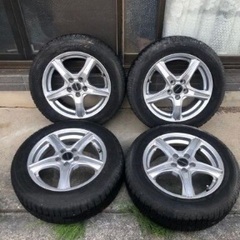 スタッドレス 4本セット TOYO GARIT GIZ + BALMINUM 15インチホイールの画像