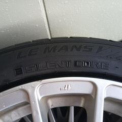 OZレーシング 17×7.5J PCD100 プリウス30 引取希望　配達可 バリ山 ダンロップの画像