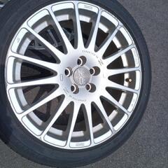 OZレーシング 17×7.5J PCD100 プリウス30 引取希望　配達可 バリ山 ダンロップの画像