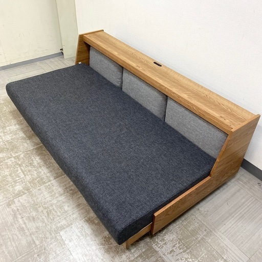 ジモティー見た！で5%OFF【ソファーベッド】美品 CRASH GATE HUSKY SOFA BED ハスキー ソファ　3人掛けソフ