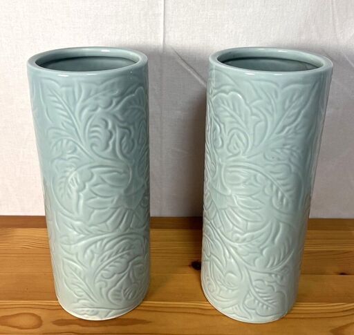 唐物 南宋『 青磁 三羊尊 』 高さ22.5cm 花器 花瓶 WWTT023の