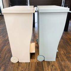 美品 kcud クード ペダル付きごみ箱 ワイドペダルペール 2個セットの画像
