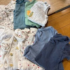 ベビーロンパース＋肌着　15点セットの画像