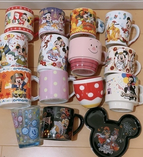 ⑦ディズニーリゾートスーベニア カッププレートおまとめ (ma