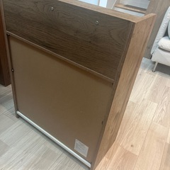 ウッドペールストッカー　ゴミ箱　棚の画像