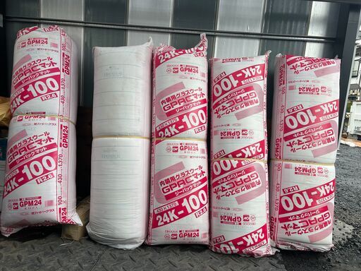 値下げしました！！【断熱材】旭ファイバーグラス 24K-100　まとめ買い歓迎！（1本からでも）